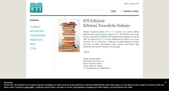 Desktop Screenshot of eti-edizioni.it